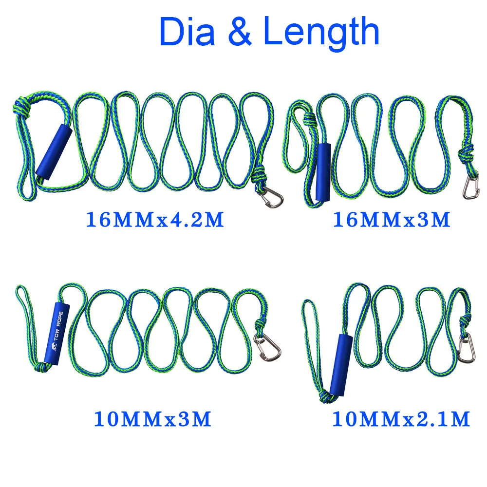 Heavy Duty Braided Line Marine Rope Tube Boat Docking Lines For Boat Kayaking