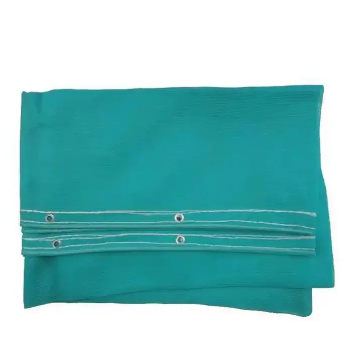 orange construction site safety net mesh barrier