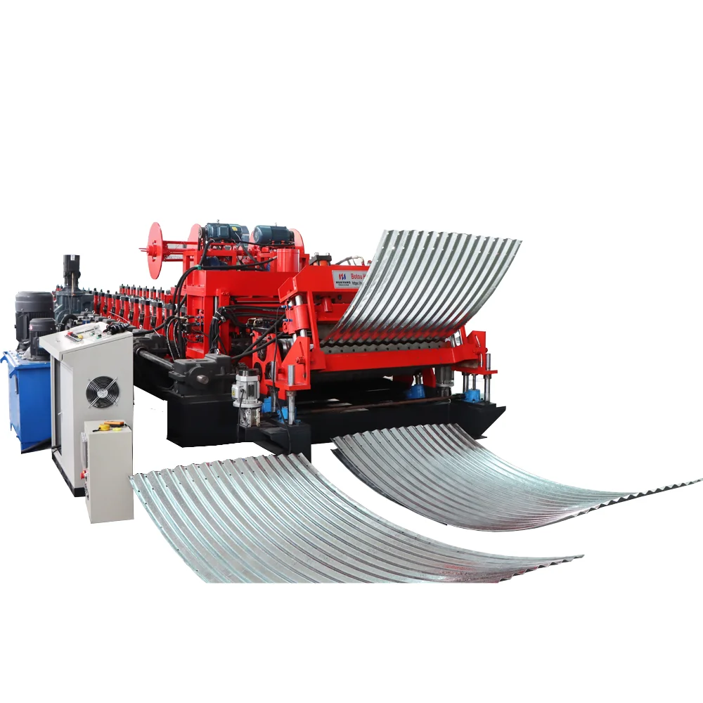 Corrugated steel roof sheet making machine Silo Sheet Roll Forming Machine