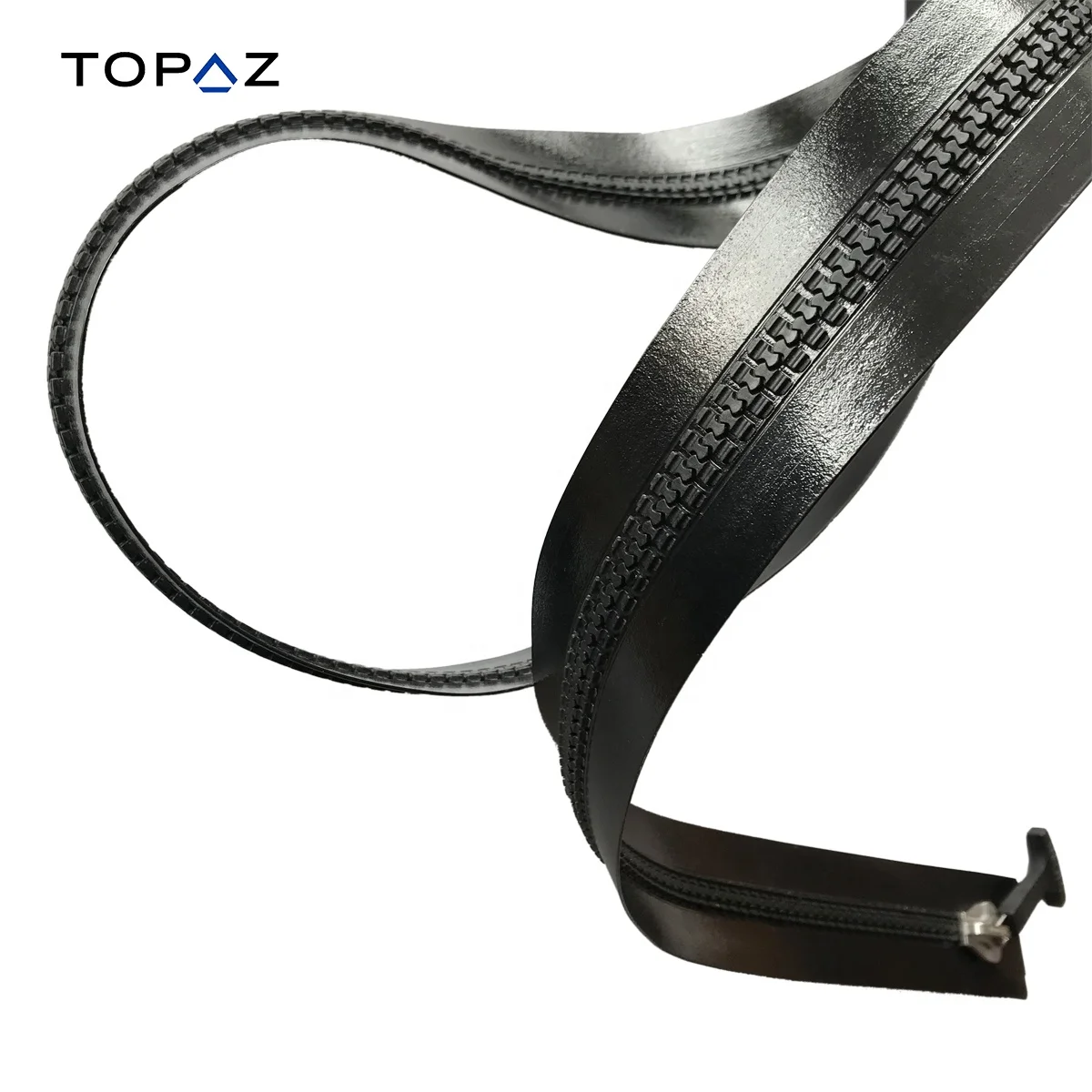 #10 Airtight Waterproof Zippers Resin HF Welding for Isolation Chamber Sealed Capsule 3-4 Meters Customized Heavy Duty Zipper