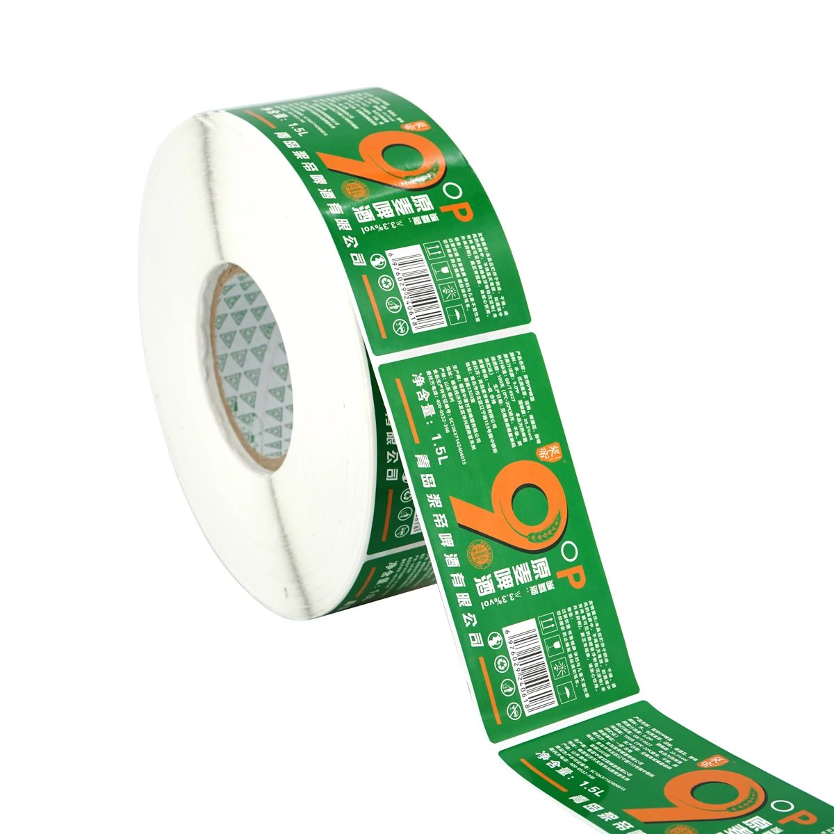 PVC PET Heat Shrinking Wrap Sleeves Label for Wine Beer & Beverage for Mineral Water Bottle custom label roll printing