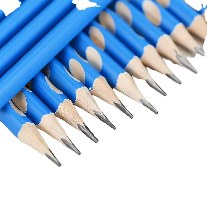 Wood Pencil Custom Logo Art Writing HB 2B Black Bag Cheap Set Body Good Lead Packing School Packaging Office Color Printing Type