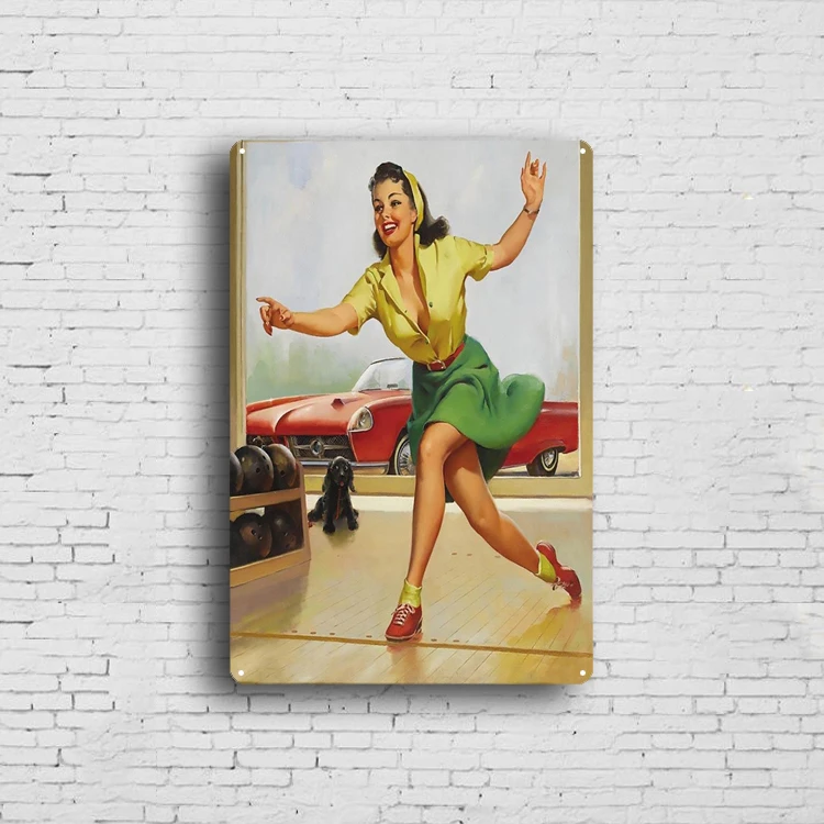 Ponerine China Manufacturer Vintage Tin Sign Poster Custom Printing Metal Poster