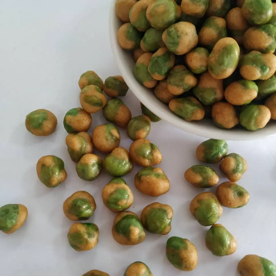 
Factory Coated Crunchy soy sauce flavor Green Peas 