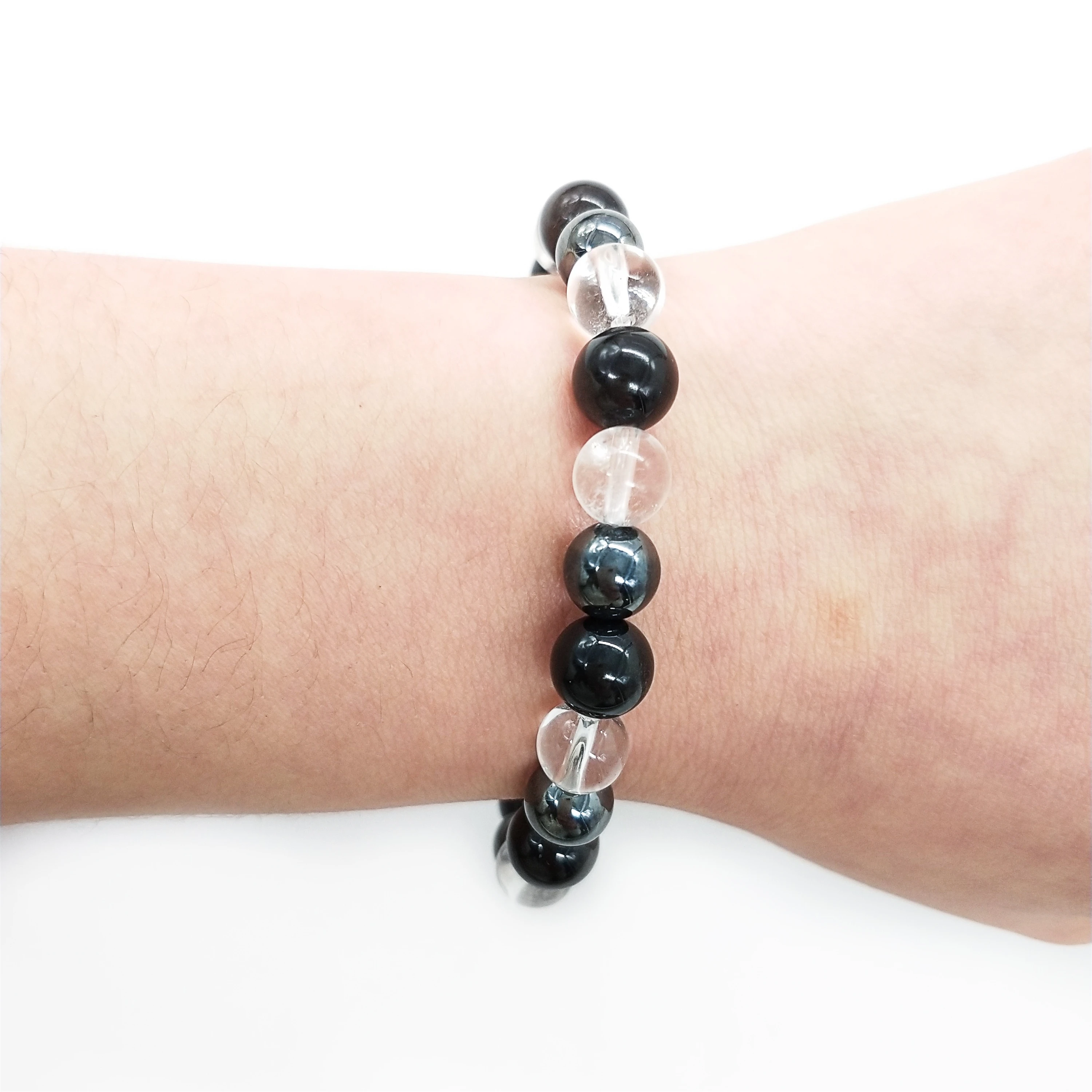 IRLIN Natural crystal stone amethyst rose quartz turquoise onyx agate beads for women 6mm 8mm 10mm round crystal beads bracelet