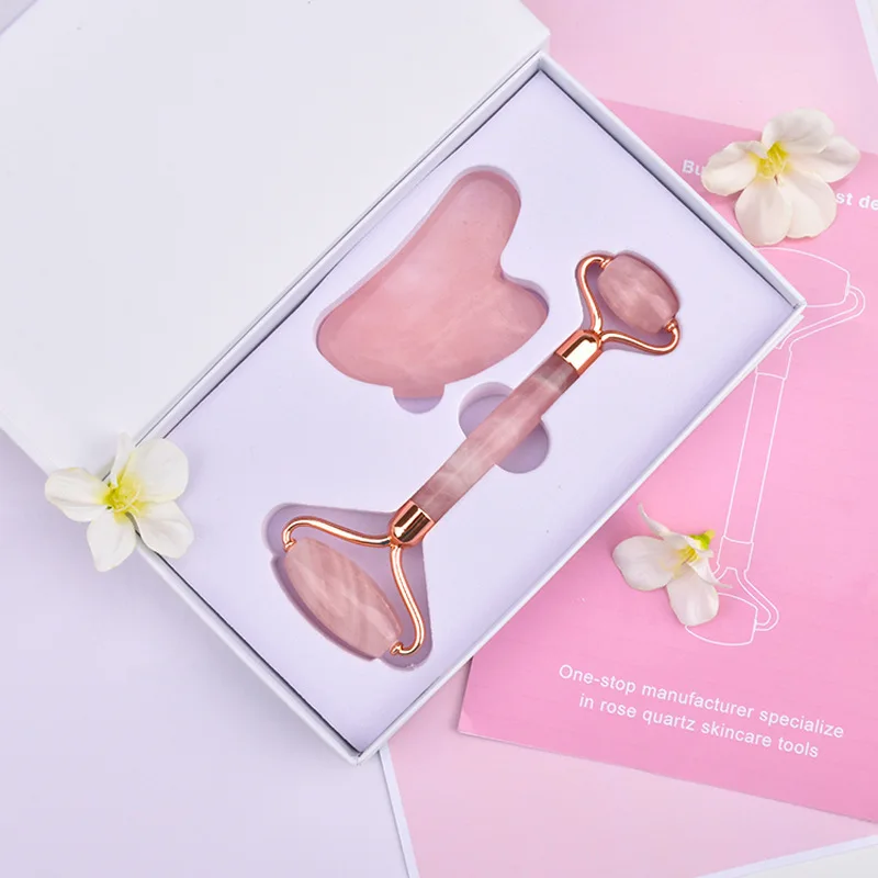 Custom Logo Natural Grey Agate Gua Sha Stone Facial Massager Wholesale Guasha Agate Scraping Board Wholesale Jade Gua Sha Sets