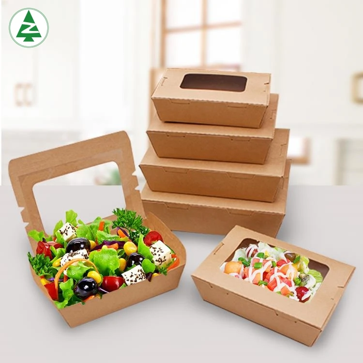 
Good quality reassuring biodegradable salad box disposable fruit salad box 