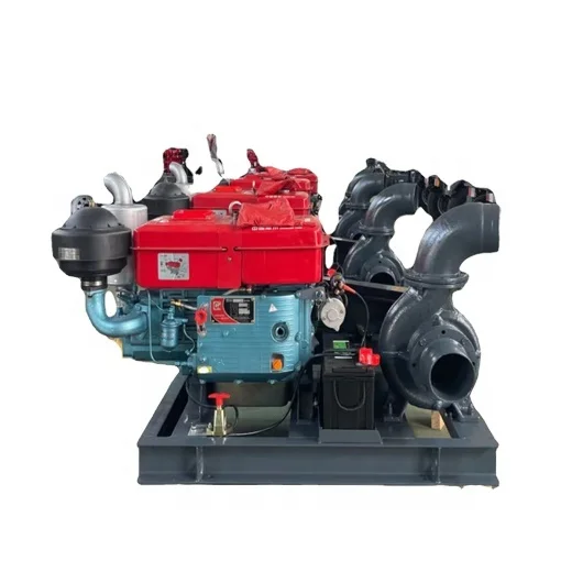 10inch Irrigation Centrifugal Generator Diesel Water Mobile Pump Diesel Engine High Pressure 12V M16 Used Marine Diesel Engine