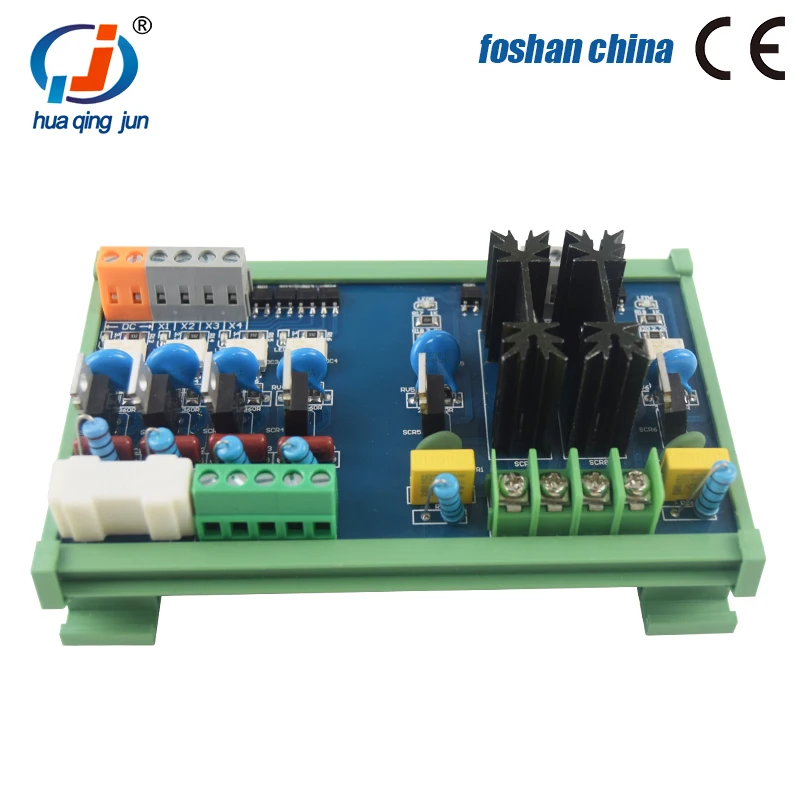 Huaqingjun 6-Channel PLC High Power Output AC Mixed Amplifier Board for Hydraulic Valve