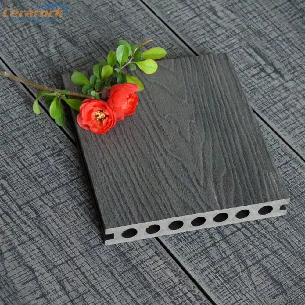 Waterproof outdoor wood plastic composite wpc garden decking flooring