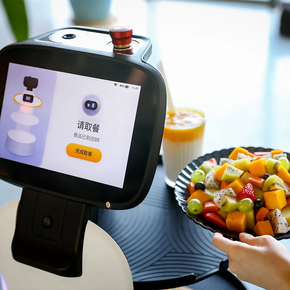 Delivery Range Mini Intelligent Artificial Autonomous Payload 50kg With Laser radar Delivery Robot