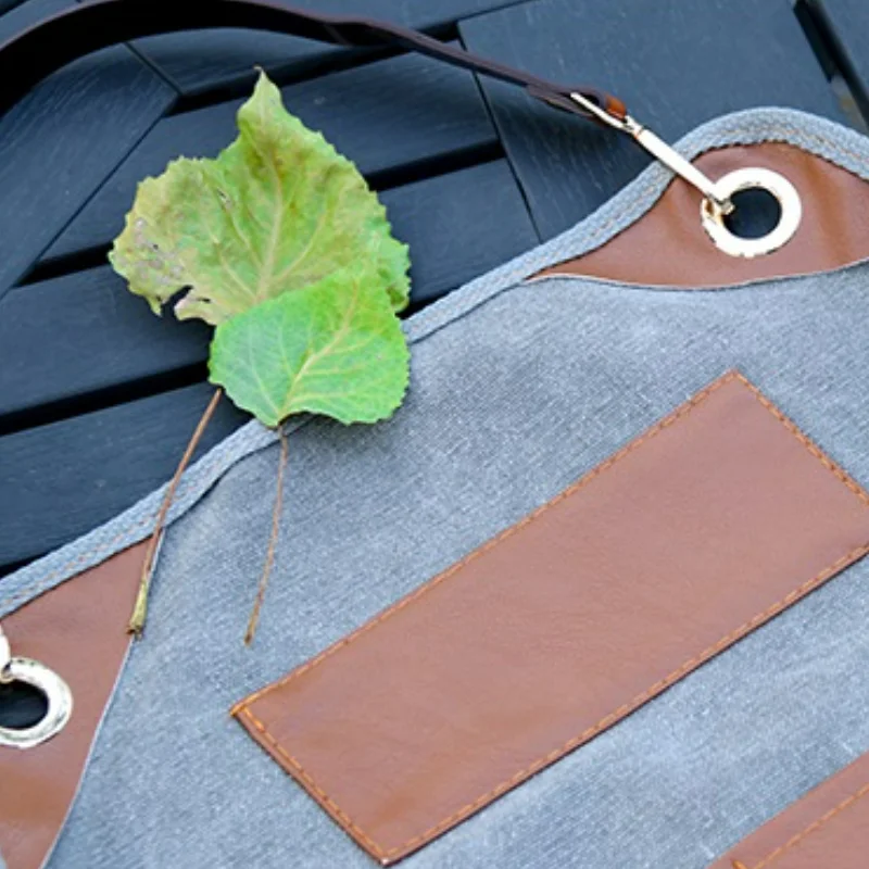 Fashion Canvas kitchen Aprons For Woman Men Chef Work Apron For Grill Restaurant Bar Shop Cafes Beauty Nails Studios Uniform