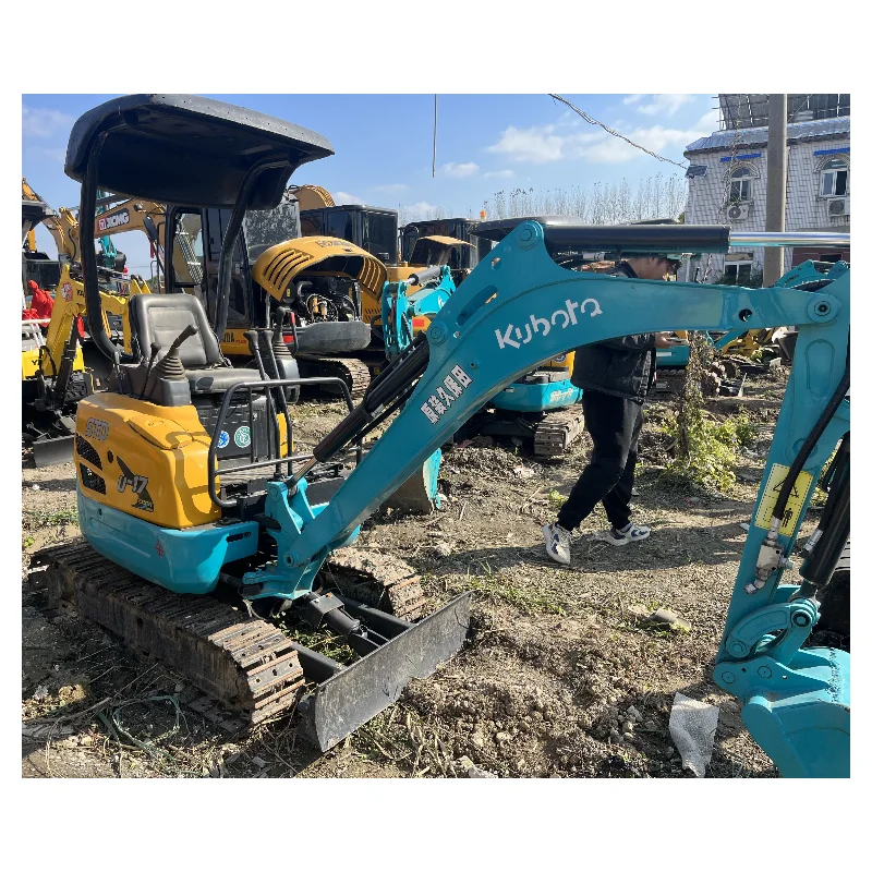 Used original Kubota U-17 mini excavator for sale 1.7-2 tonne capacity with original pump and motor core components