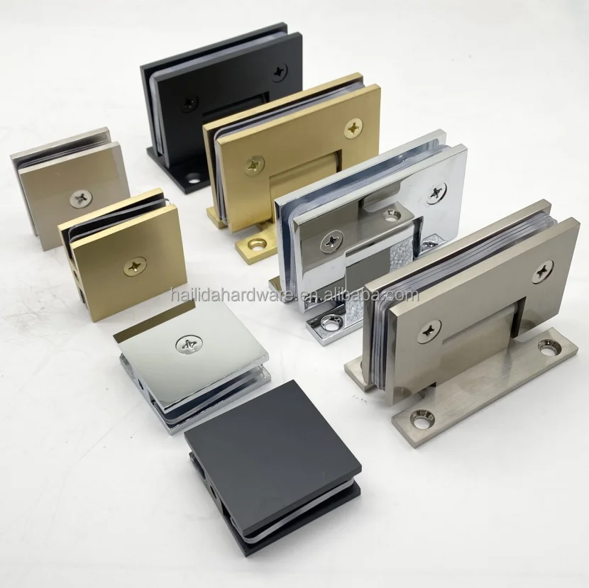 0 90 Degree Clips Shower Door Hardwares Dlass Date Stainless Steel Clamp