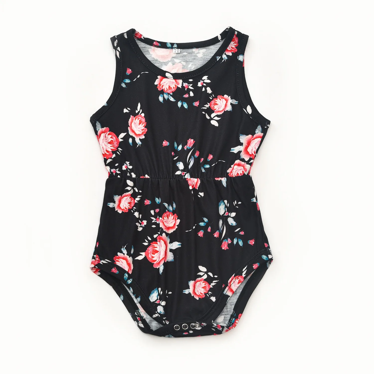 High quality Mommy And Me Outfits Summer Dress Mother Daughter Matching Flower Printed Dress