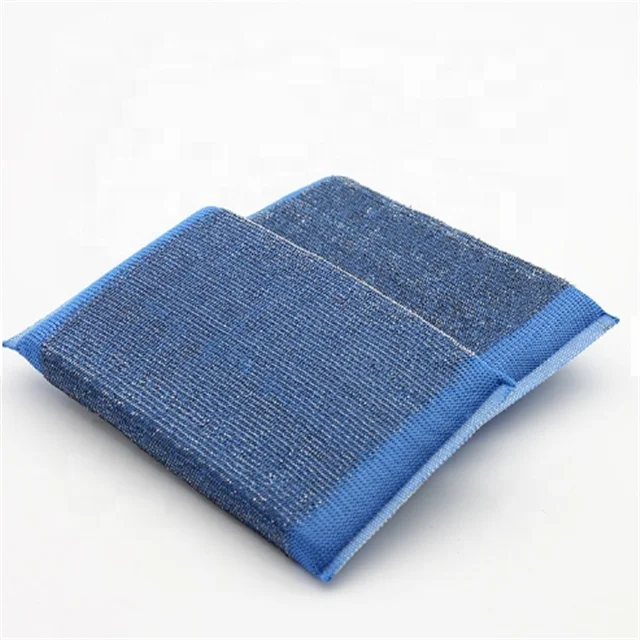 stainless steel scrap sponge stainless steel wool scourer scrubber cleaning ball sponge for dishes