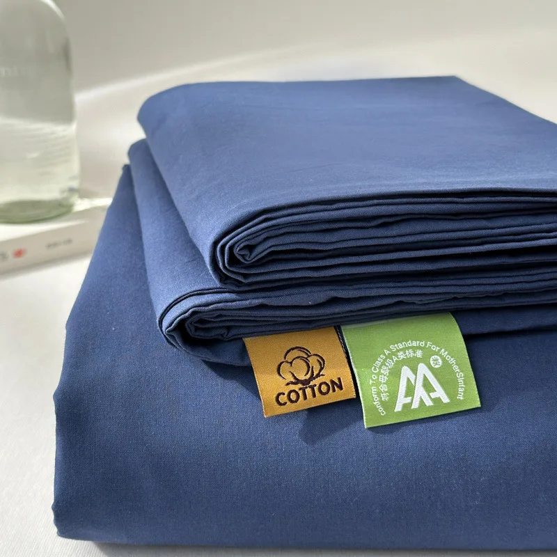 Extra Soft 100% Microfiber wholesale cotton bed sheets solid color with low price