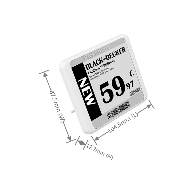New Sample BLE 5.0 Technology 4.2 Inch Smart Retail Tags E ink Display ESL For Supermarket Electronic Shelf Label