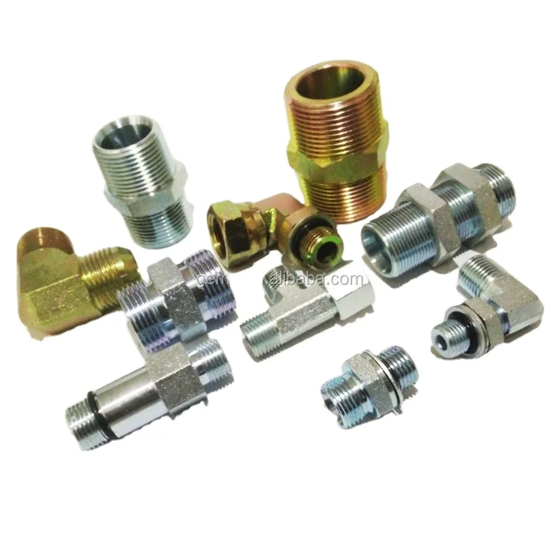 Hydraulic Stainless Steel Straight Fitting Male and Female Brass Connection Pipe Fittings