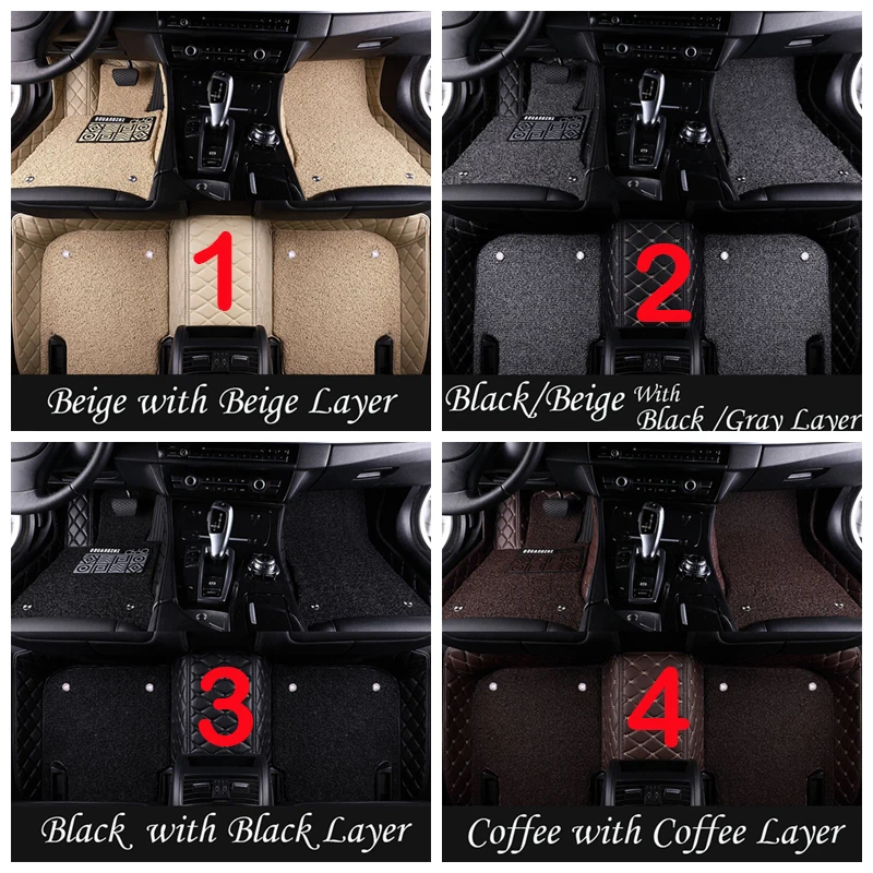 2023 High Quality Car Mats For Mercedes Benz  C / G / S / A Class E Class GLK GLE  Car Floor Mats