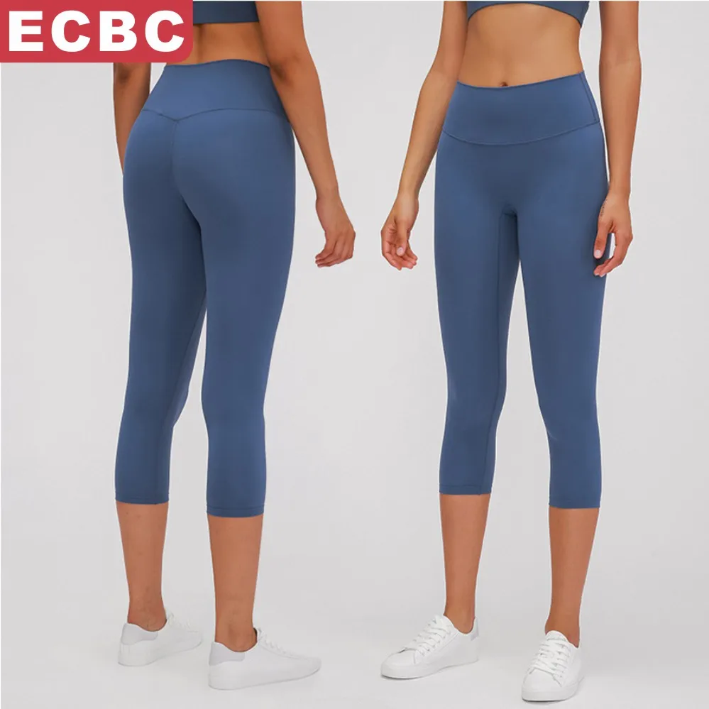 Align Yoga Fitness Cropped Gym Leggings Running Lift Hip Quick-Dry Waist Trainer For Women No Camel Line Leggins