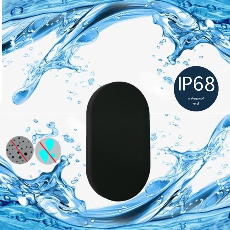 Ultra-slim waterproof  eddystone beacon with button and accelerometer