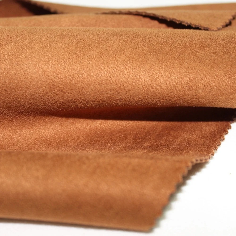 Five weft suede fabric composite factory produces direct sales woven single weft suede home textile shoe bag pillow fabric