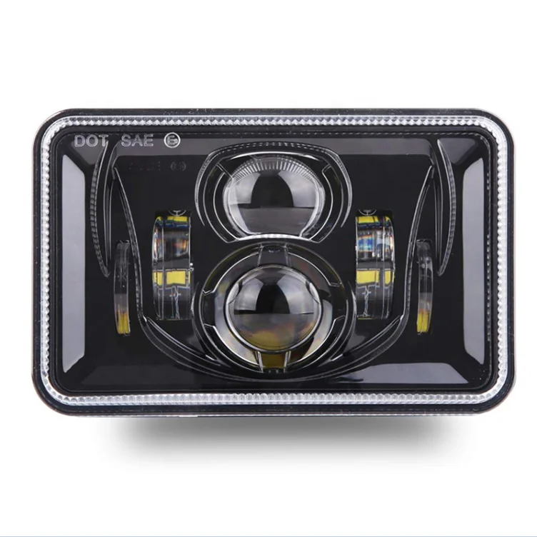 ACTEAM head off road lights 4X6 inch square auto light led rectangle sealed headlight 4x6 truck lamp