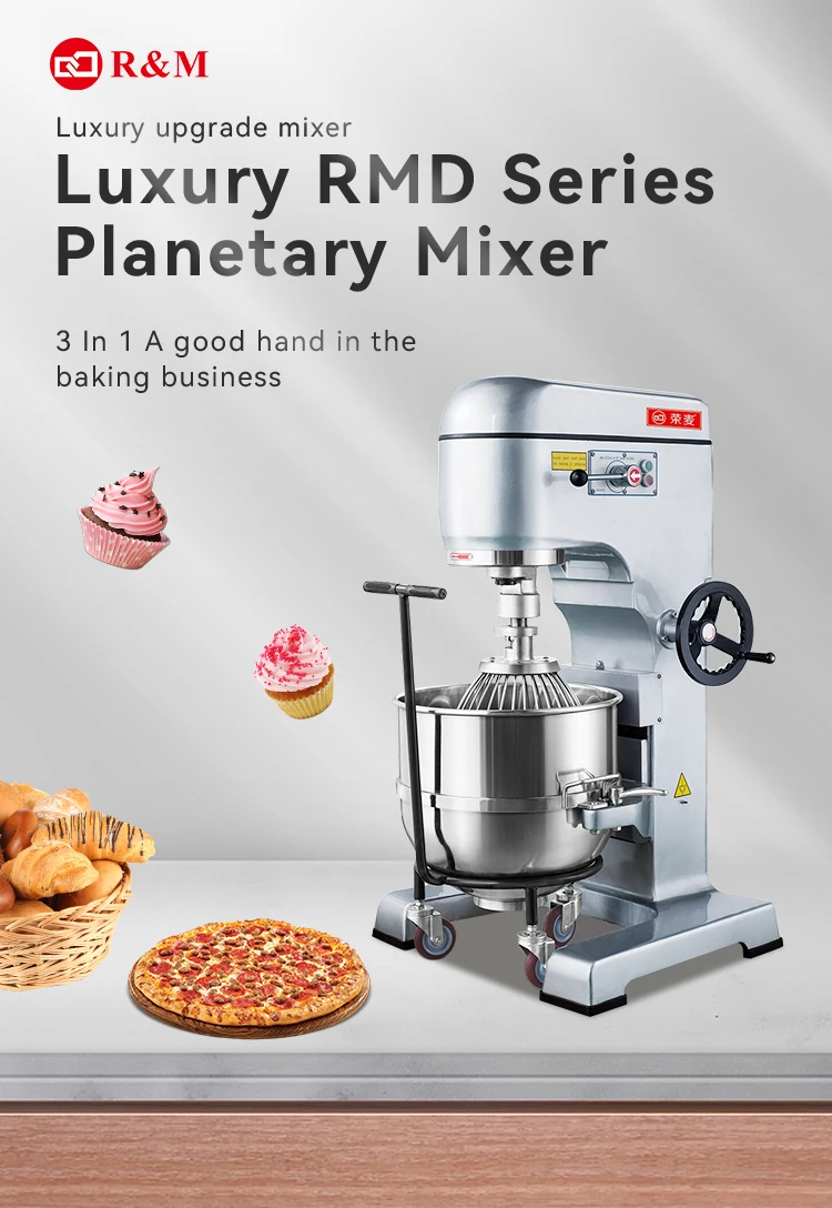 Batidora industrial commercial 10l 20l 30l 60l 80l kitchen stand planetary food batter bread dough cake mixer machine for bakery