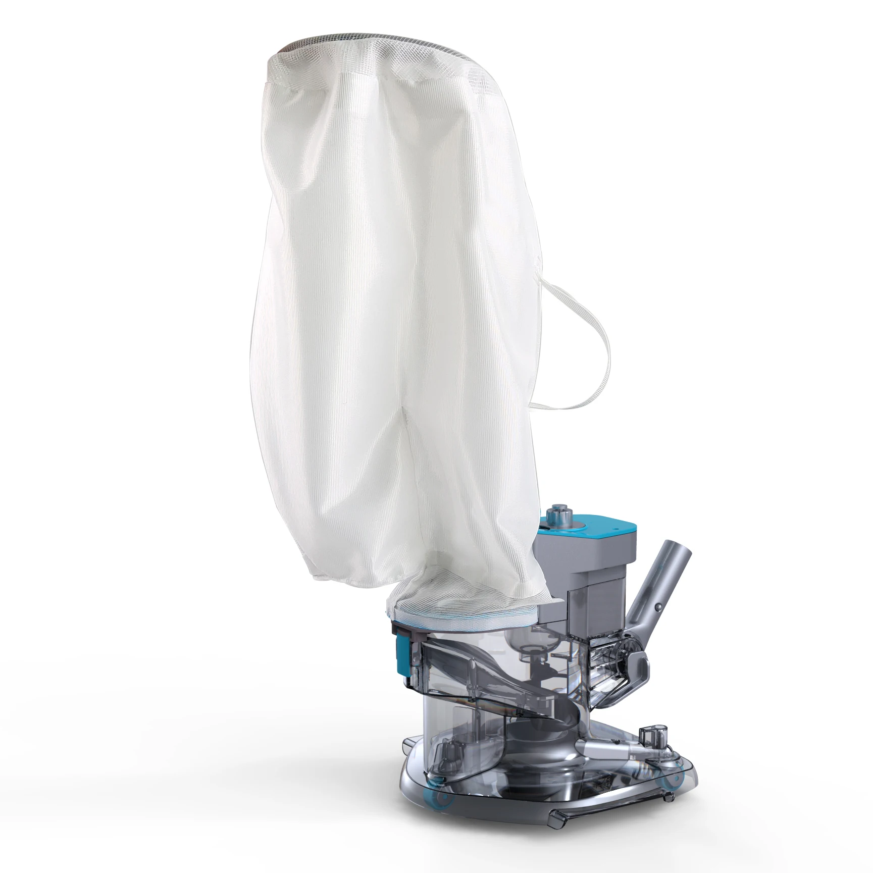 150L Suction Power Multi-Function ABS Swimming Pool Vacuum Cleaner with 3 Flexible Filter Bags for Sundeck Cleaning