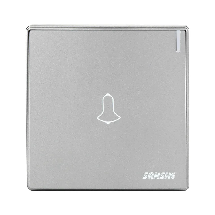 High temperature resistant household custom logo single control large button doorbell switch