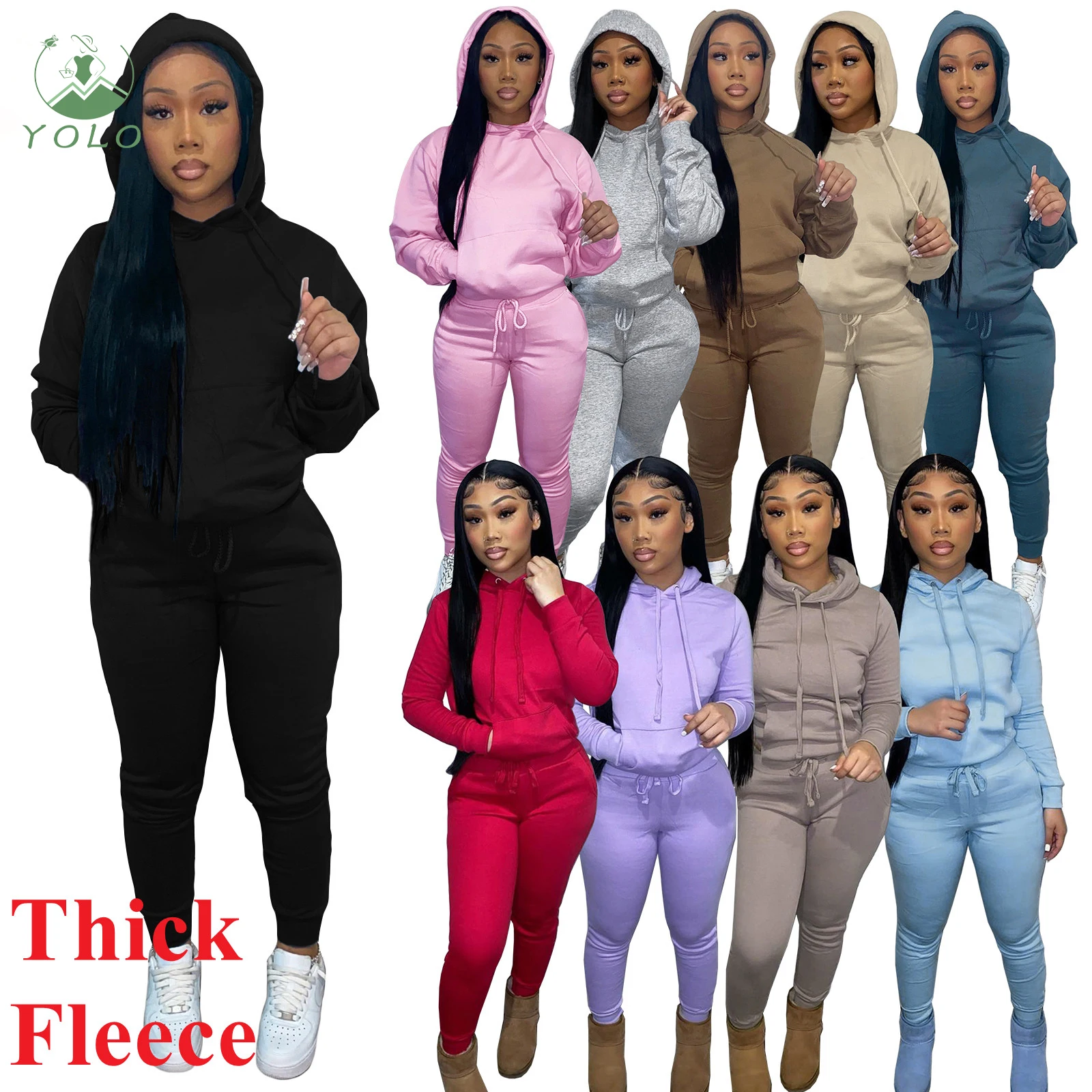 Wholesale Plus Size Letter Printing Tracksuits Sweatsuit Fall Sweatpants And Hoodie Jogger Set 2 Two Piece Pants Set