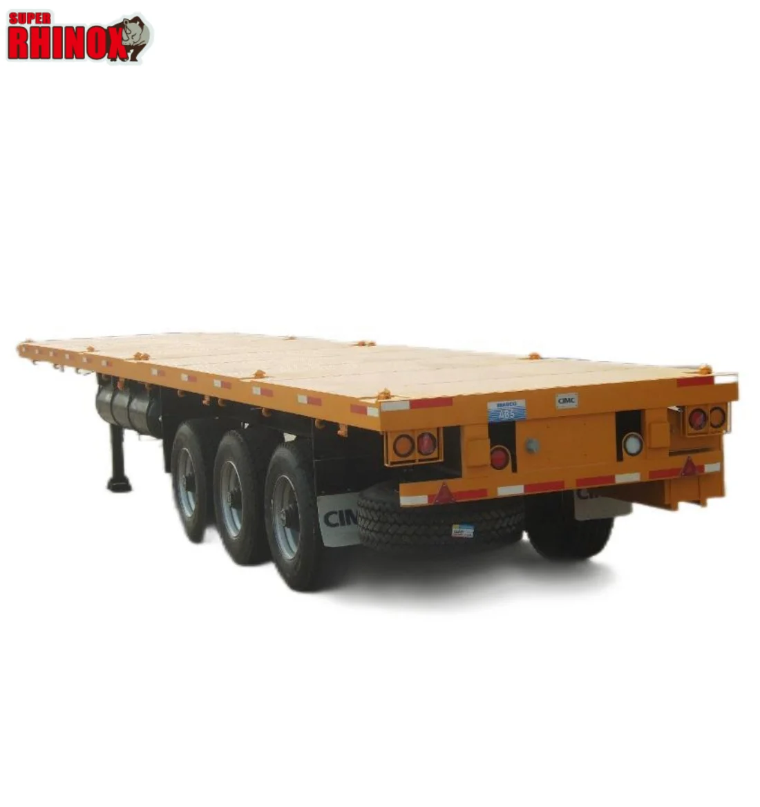Germanty Type Suspension 40ft Flatbed Semi Trailer Three Axles Good Price Sale on Cargo & Utility Trailers