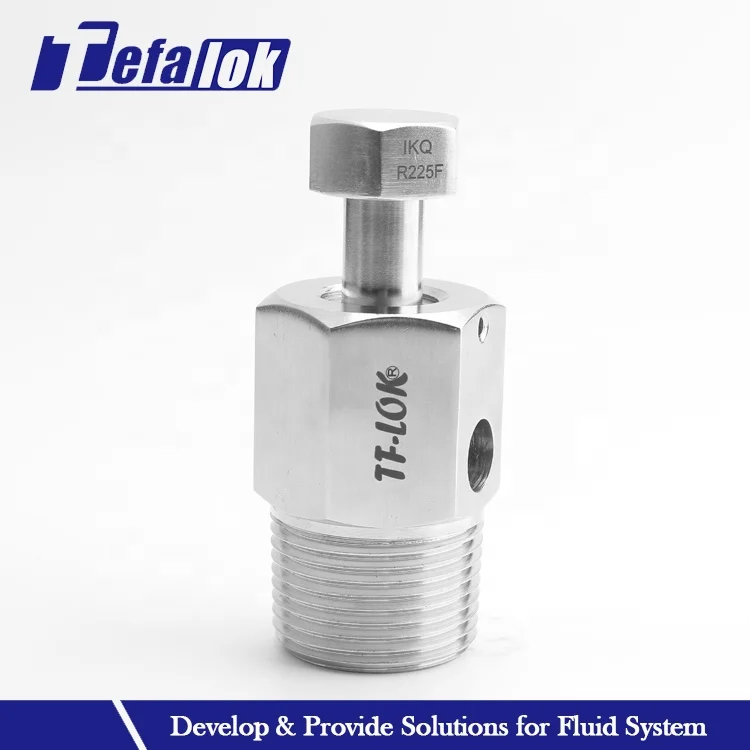 Swagelok type air drain valve