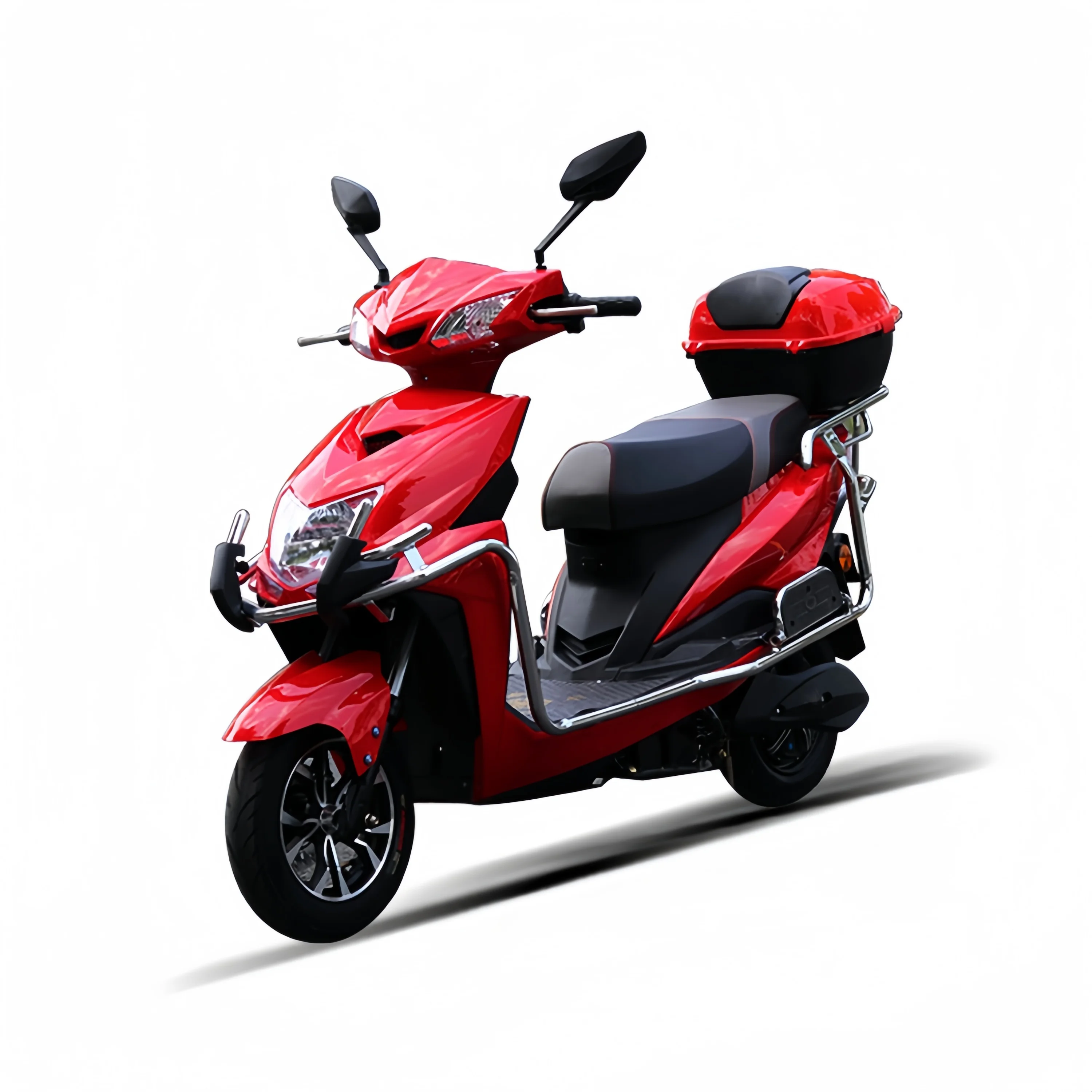 Electric motorcycle with trunk, adult electric scooter