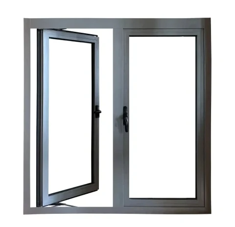 Nordi modern narrow frame commercial customized sizes design black window triple glazed aluminum frame glass windows for sale