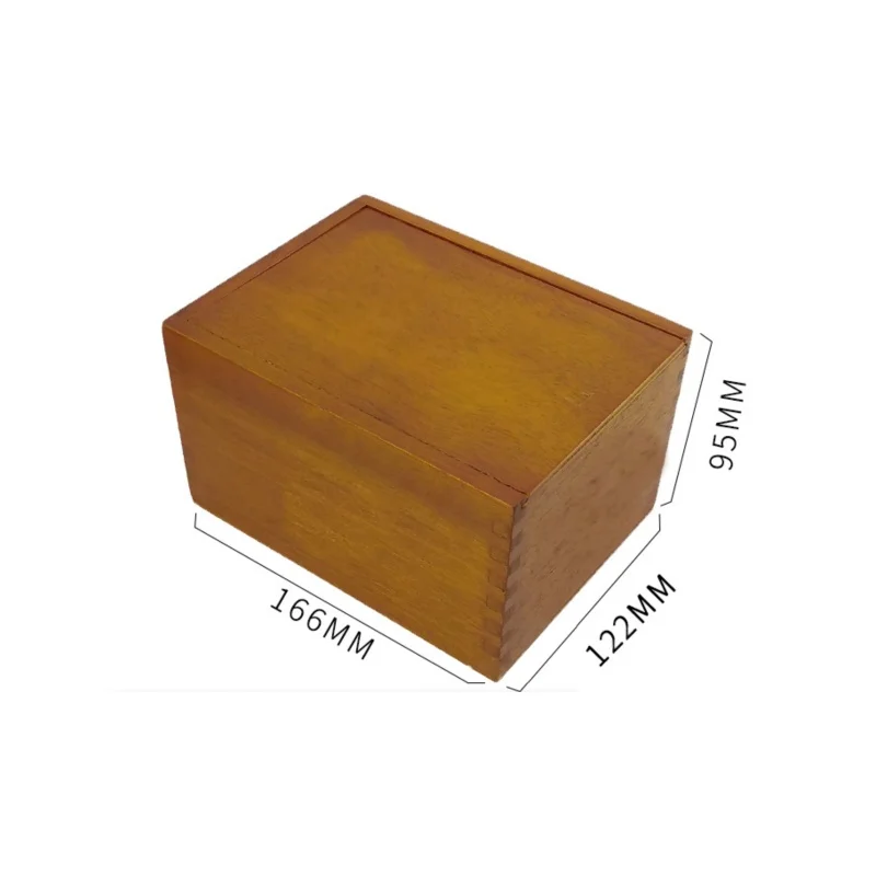Cheap Custom Wooden Cigar Humidor Box With Hinges Wholesale Wood Cigar Box Case