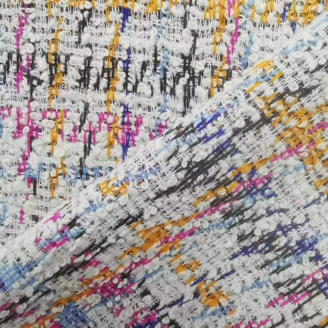 Customize Cotton Linen Poly Blended Solid Yarn Dyed Jacquard Fabric for Garment Pant Skirt OCS European Flax