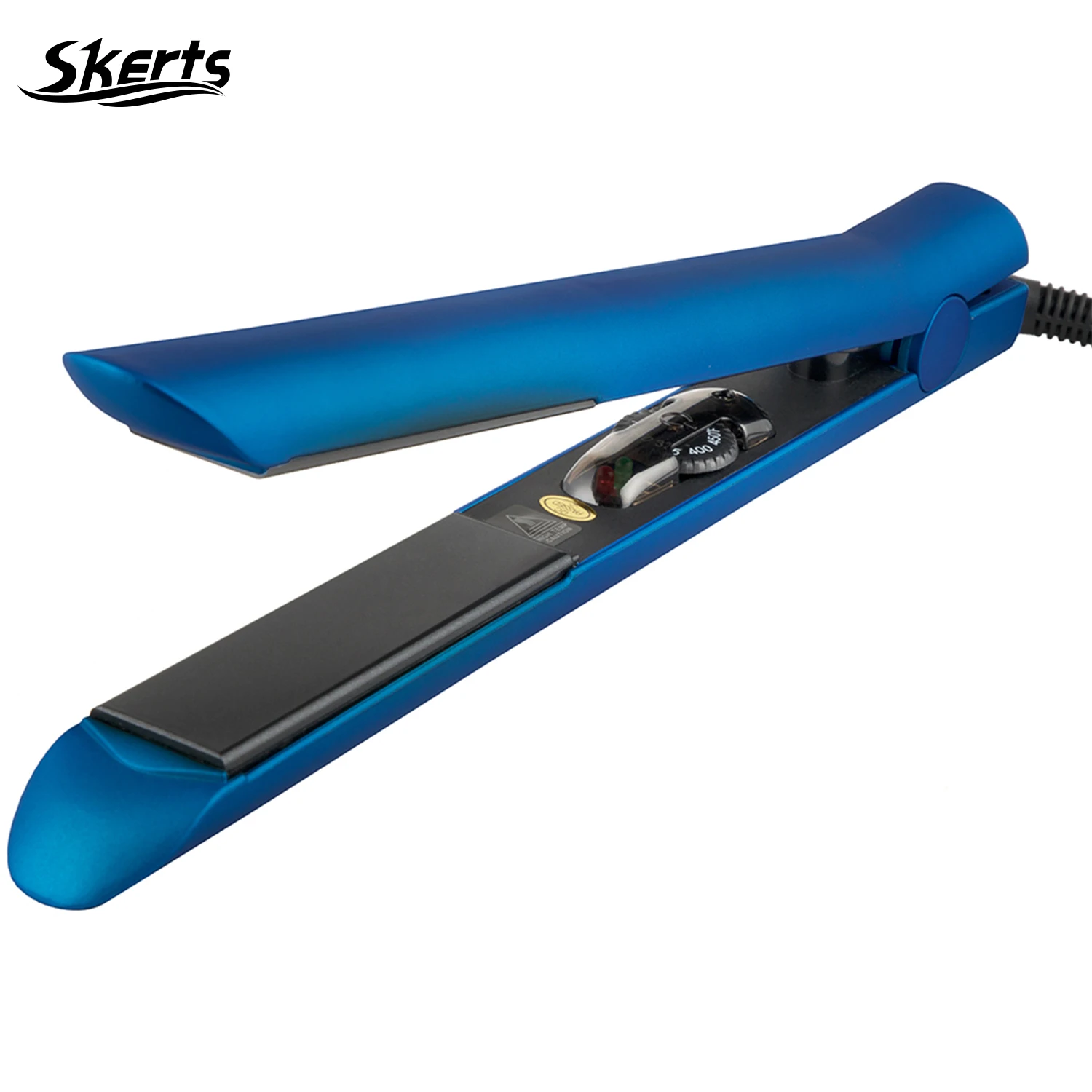 Free Sample 1 Inch Cheap 450 Degree Ceramic 110-220 Custom Packaging Blue Purple Hair Flat Iron