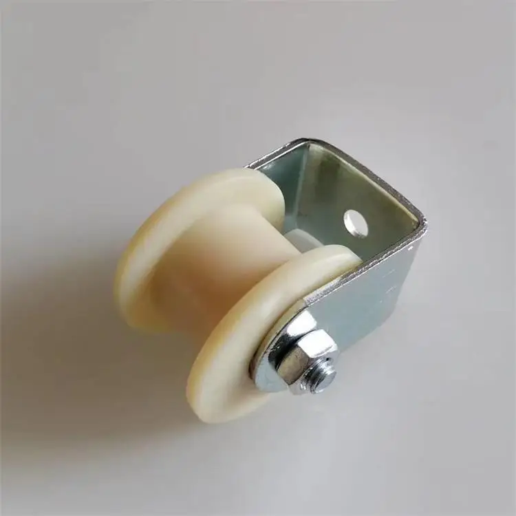 plastic lifting  nylon pulley wheel plastic cable pulley wire rope sheave sliding roller pulley H groove guide wheel