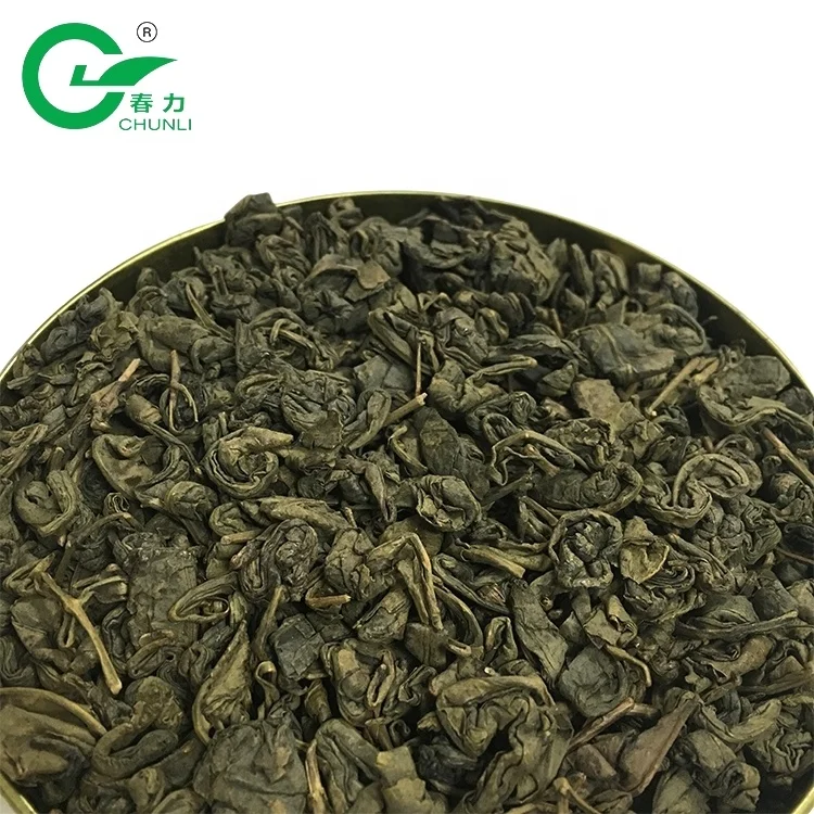 OEM Brand Loose Leaf Gunpowder 9375 Wholesale Price in Bulk Green Tea Muslim Drink Bags Packaging Tea Macha