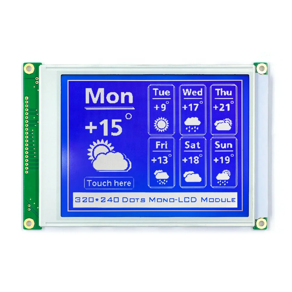 Монохромная ЖК-панель 320x240, контроллер S1D13700, графический ЖК-дисплей 5,7 дюйма