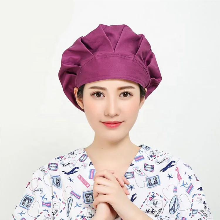 Surgical Hats Print Doctors Hair Medical Nurse Operating Room Caps