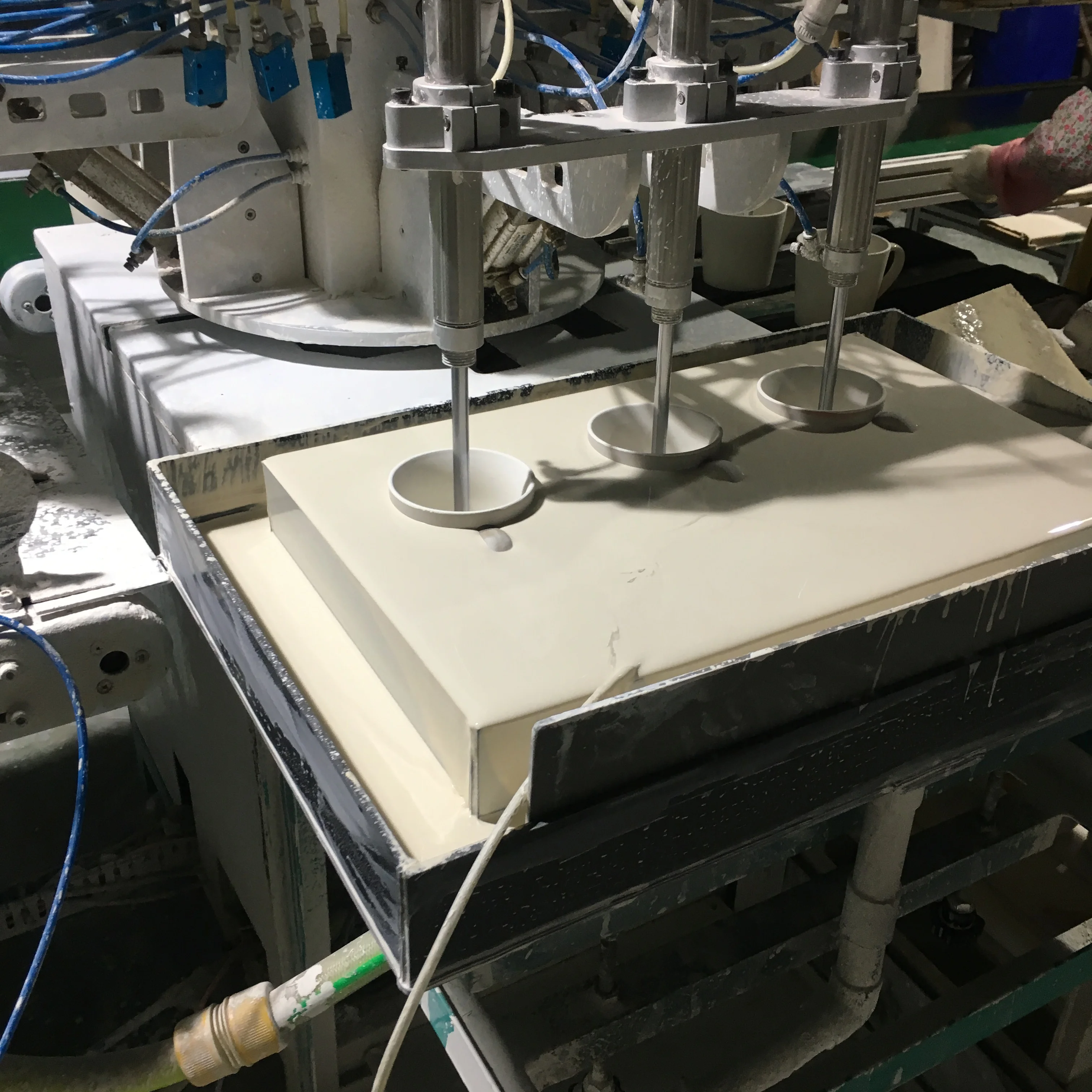 Pottery Production Automatic Line moulding machine Make Colors Machine Glaze Machine