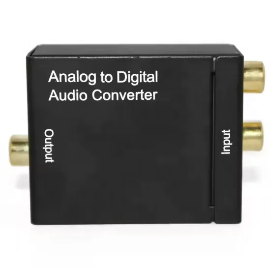 SY Analog to Digital Converter RCA Analog to Optical Coax Digital Audio Converter