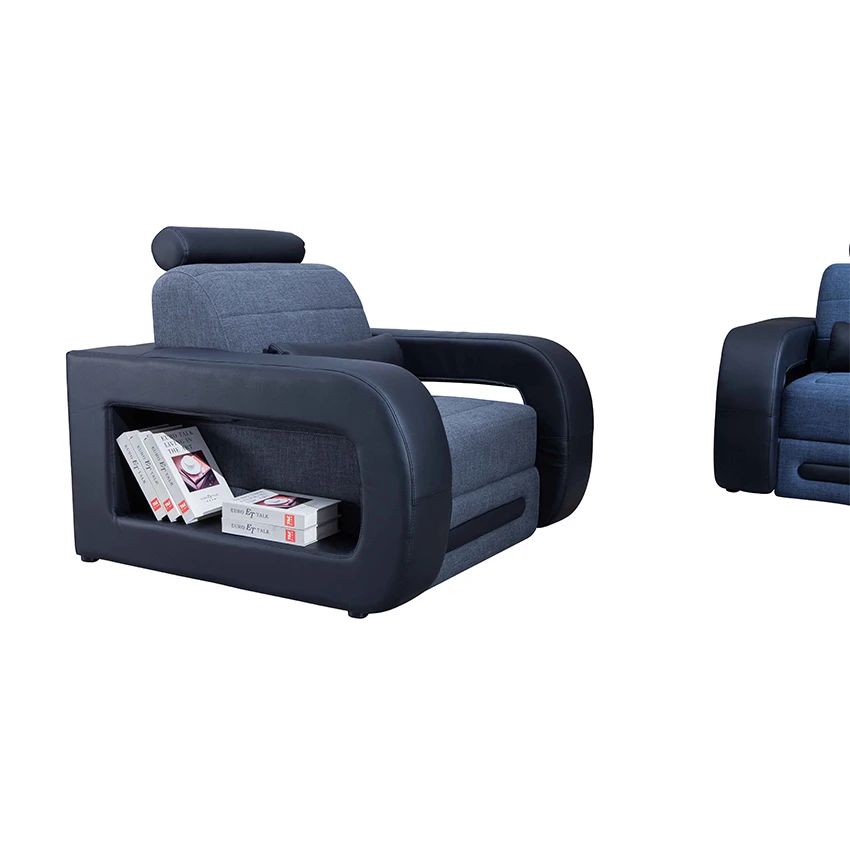 Leather sofa set furniture recliner corner luxury top grain leather living room sofas