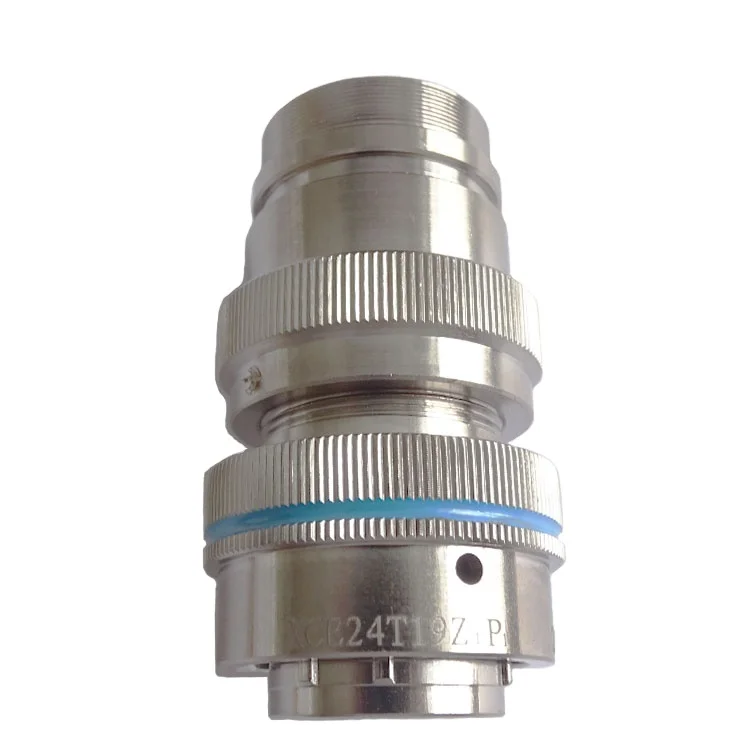 
Plug XCE24T19Z1P1+XC24FJLP101 19Pin Waterproof tail Bayonet Femal round connector Sealed military plug electrical connector 