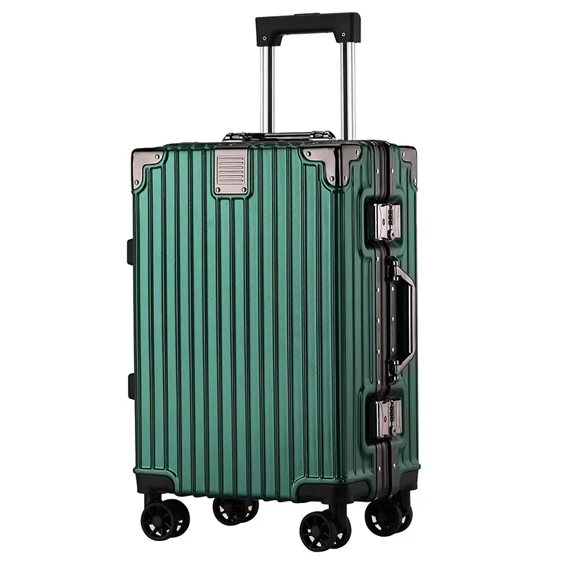 Wholesale unisex stylish and portable Boarding Luggage sturdy durable  universal wheel suitcases