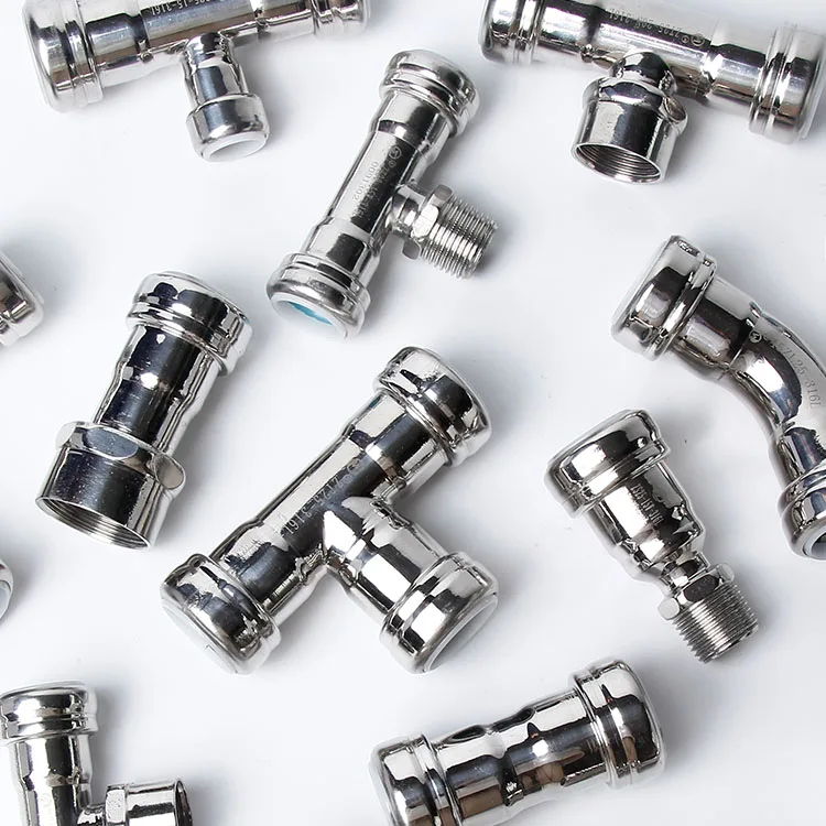 plumbing parts and accessories quick fitting connector SS 316L stainless steel fittings adapters metal pipe connector