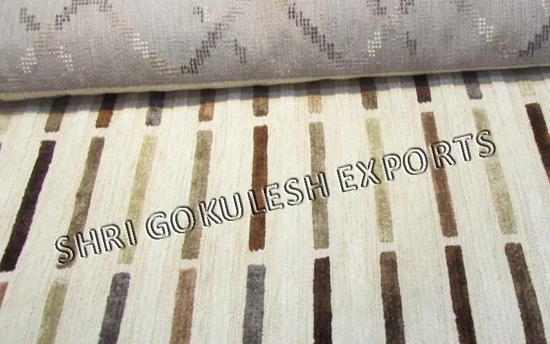 Wholesale Nordic Modern Design Rectangular Shape 100% Wool Shaggy Living Room Carpets